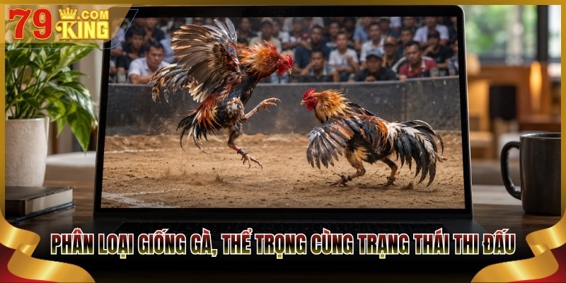 Phân loại giống gà, thể trọng cùng trạng thái thi đấu