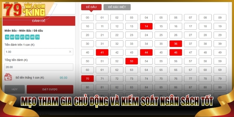 Mẹo tham gia chủ động và kiểm soát ngân sách tốt